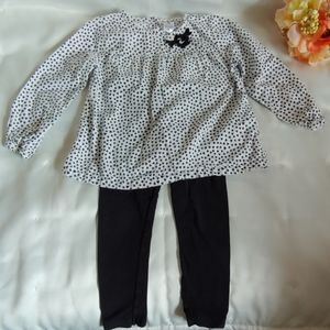 Polka Dot Hearts Toddler Set